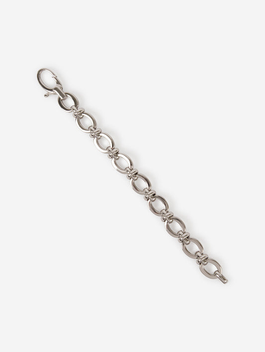 Silvery chain bracelet